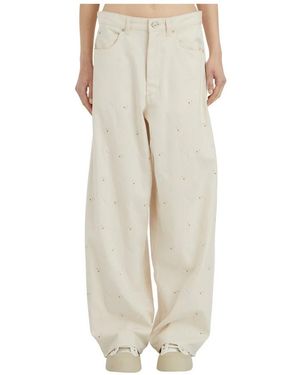 Marni Wide Trousers - Natural