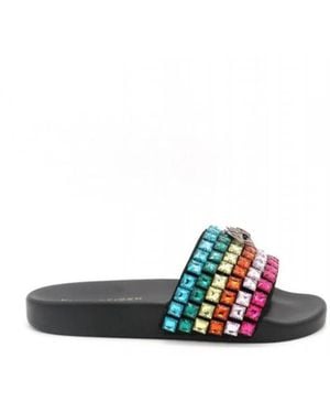 Kurt Geiger Meena Eagle Jewel Slide - Blau