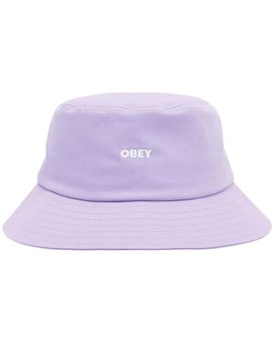 Obey Bold Twill Bucket Hat - Paars