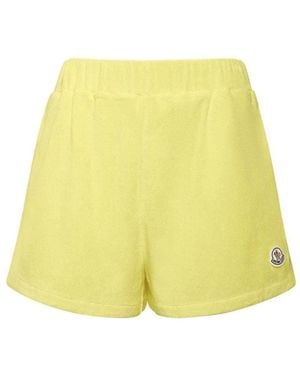 Moncler Short Shorts - Yellow