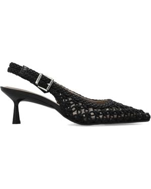 AllSaints Slingback Pumps Mit Spitze - Schwarz