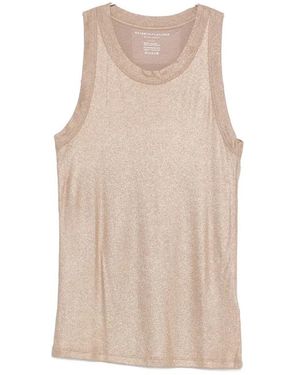 Majestic Filatures Sleeveless Tops - Natural