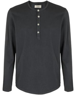 Tela Genova Long Sleeve T-Shirts - Black