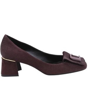 Lola Cruz Court Shoes - Brown