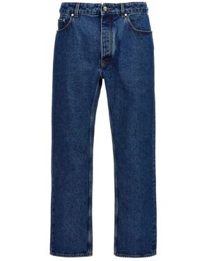Palm Angels Straight Fit Jeans - Blue