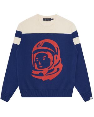 BBCICECREAM Astro Gebreide Crewneck Trui - Blauw