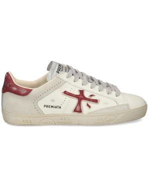Premiata Suede Low-Top Trainers - Pink