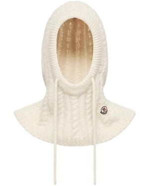 Moncler Strick-Sturmhaube - Natur