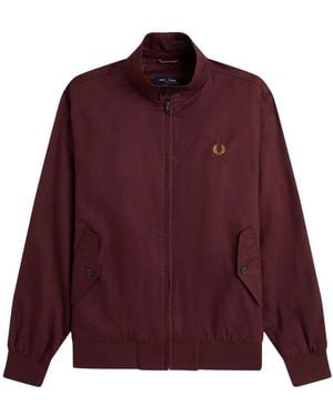Fred Perry Bomber Jackets - Purple