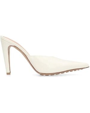 Bottega Veneta Heeled Mules - Blanco