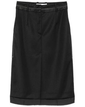 Tela Midi Skirts - Black