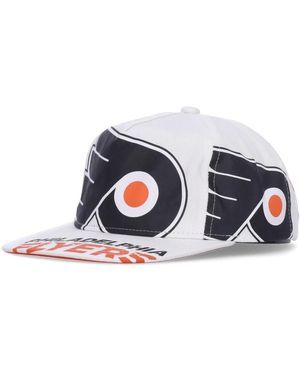 Mitchell & Ness Nhl Flache Schirmmütze Weiß - Blau