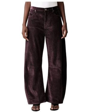 Pinko Jeans ,Rood ,Katoen Loose-Fit Jeans - Zwart