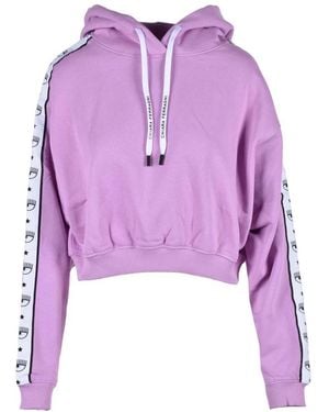 Chiara Ferragni Maglia in cotone - Viola
