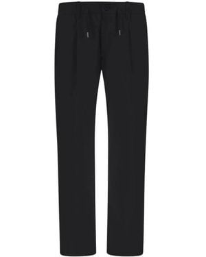 Herno Straight Trousers - Negro