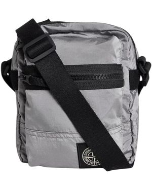 Stone Island Cross Body Messenger - Black