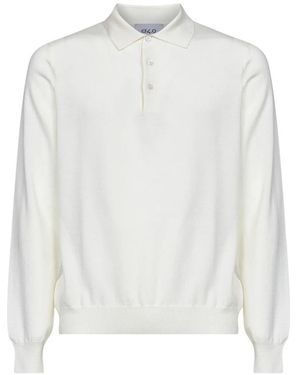 D4.0 Polo Strick - Weiß