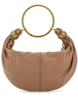 Chloé Kleine Armband Hobo Tas - Bruin