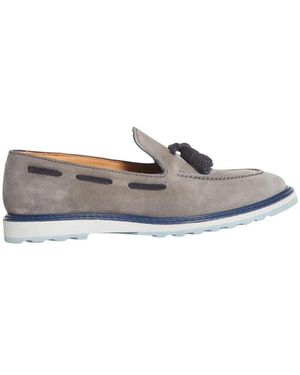 Lo.white Klassische Mokassin Schuhe - Grau