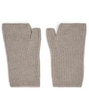 Moorer Gloves Without Fingers - Grau