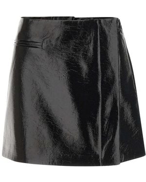 Courreges Short Skirts - Black