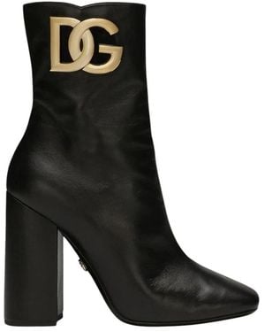 Dolce & Gabbana Heeled Boots - Black