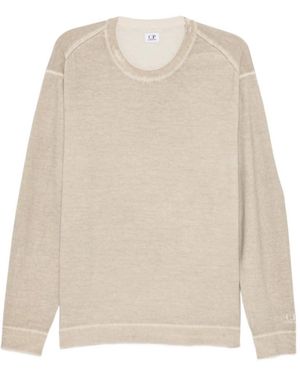 C.P. Company Round-Neck Knitwear - White
