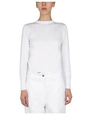 Patou Round-Neck Knitwear - Blanco