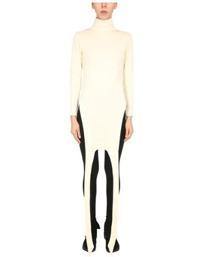 Ambush Truien & Vesten ,Wit ,Apron Jersey Turtle Neck