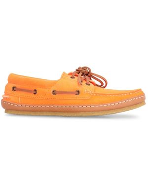 Saint Laurent Boat Shoes - Orange