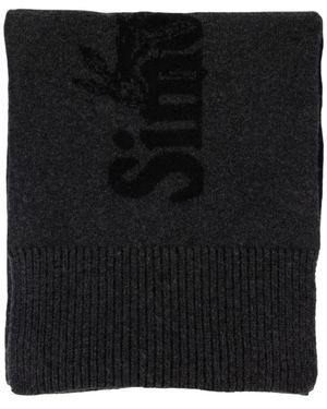 Simone Rocha Logo Scarf - Black