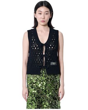 Ganni Vests - Noir