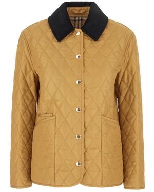 Burberry Jassen ,Bruin ,Katoen Dranefeld Jas