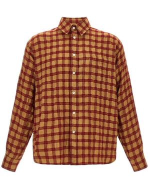 Willy Chavarria Casual Shirts - Brown