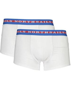 North Sails Boxer in cotone bi-pack logo - Blu