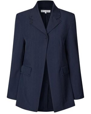 Stine Goya Dunkelblaue Maßgeschneiderte Jacke Mit Modernem Touch