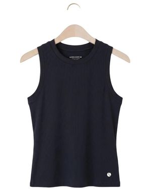 Björn Borg Fitness ,Blauw ,Ace Pocket Ribbed Tank Top
