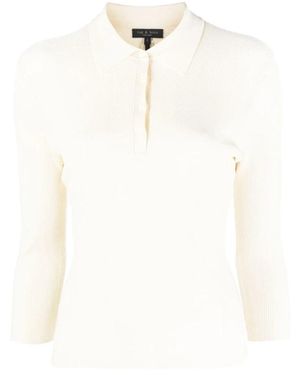 Rag & Bone V-Neck Knitwear - White