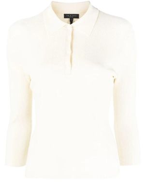Rag & Bone V-Neck Knitwear - White