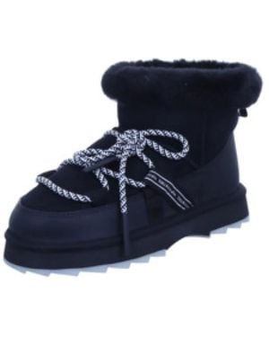 EMU Schwarze Winterstiefel Für Damen - Blau