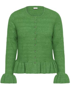 Kaffe Kcfarsia Cardigan - Groen