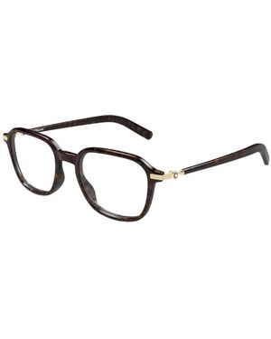 Montblanc Accessoires ,Bruin ,Mb0462O Geometrisch Optisch Montuur - Zwart