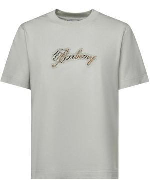 Burberry T-Shirts - Grey