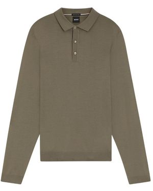 HUGO Round-Neck Knitwear - Green