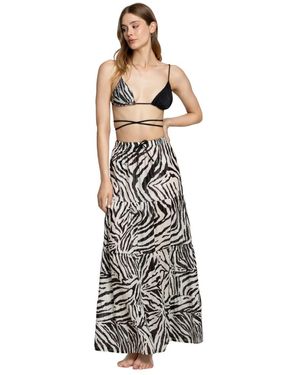 4giveness Maxi Skirts - Metallizzato