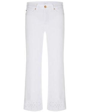 Cambio Cropped Trousers - Blanco