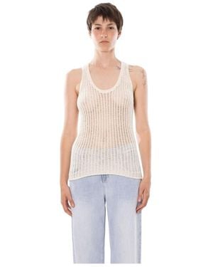 CYCLE Sleeveless Tops - Blanc