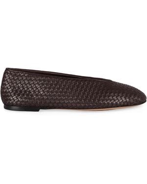 Bottega Veneta Ballettflats Mit Intrecciato-Design - Braun
