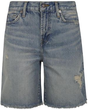 7 For All Mankind Denim Shorts - Blauw