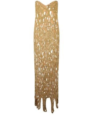 Moschino Party Dresses - Metallic